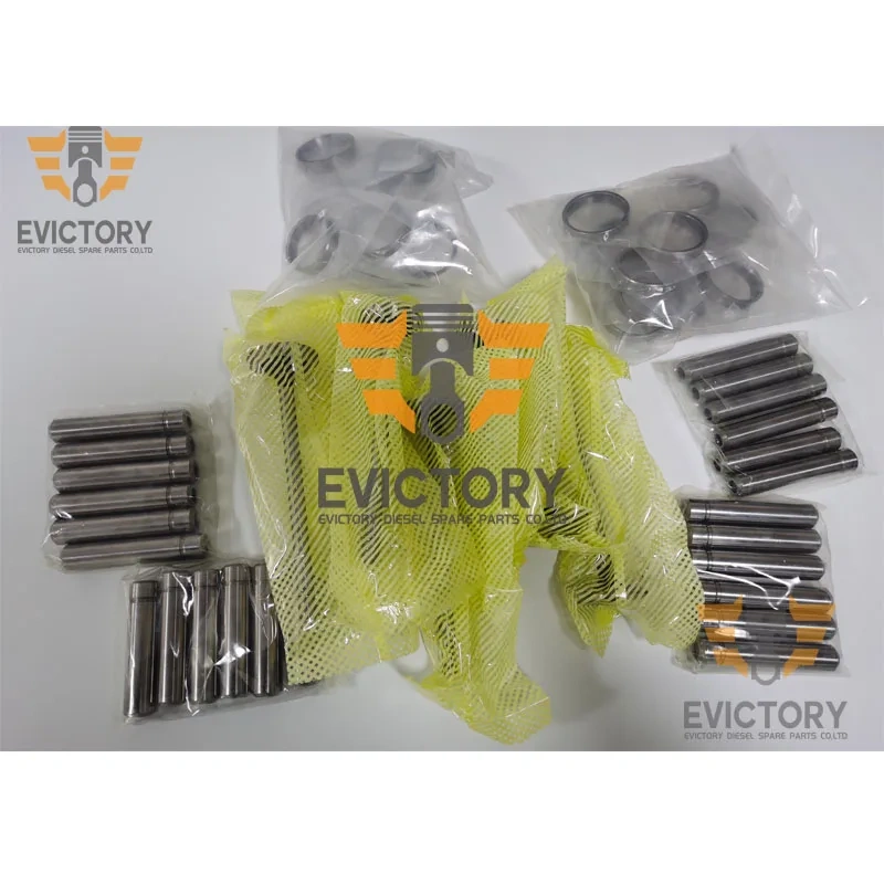 For Caterpillar C18 ENGINE REBUILD KIT Piston + ring liner Bearing cylinder head gasket Valve