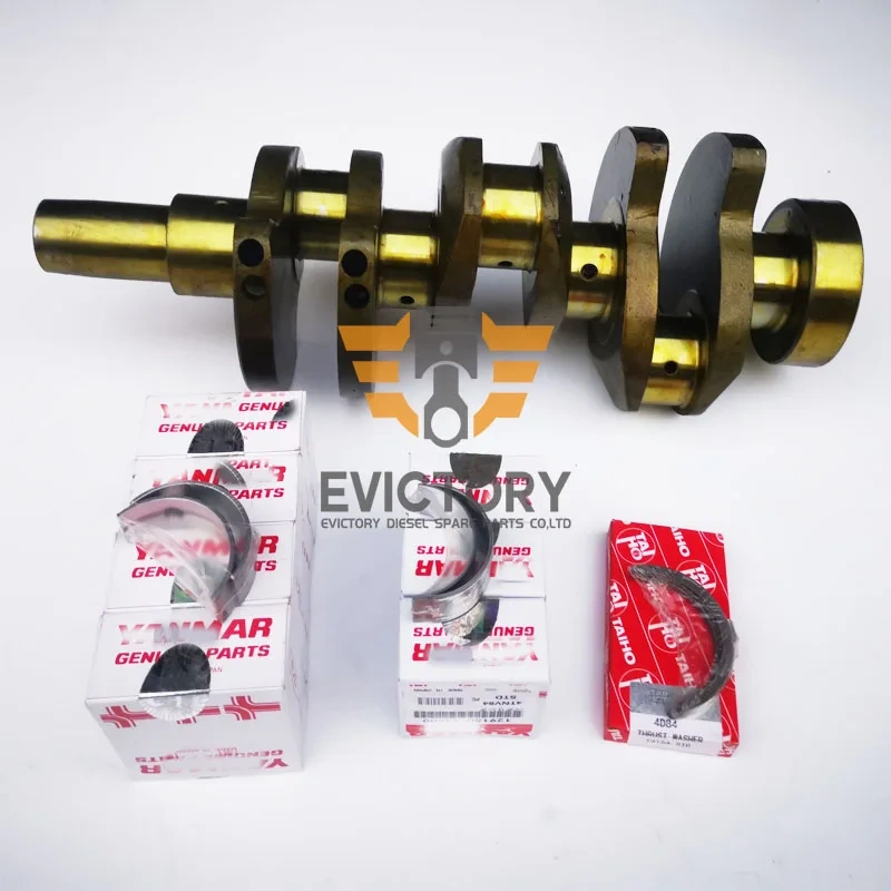 for YANMAR 3TNV88 3D88E 3TNE88 crankshaft Overhaul Rebuild kit Piston Ring Full Gasket kit Engine Bearing Head Gasket kit