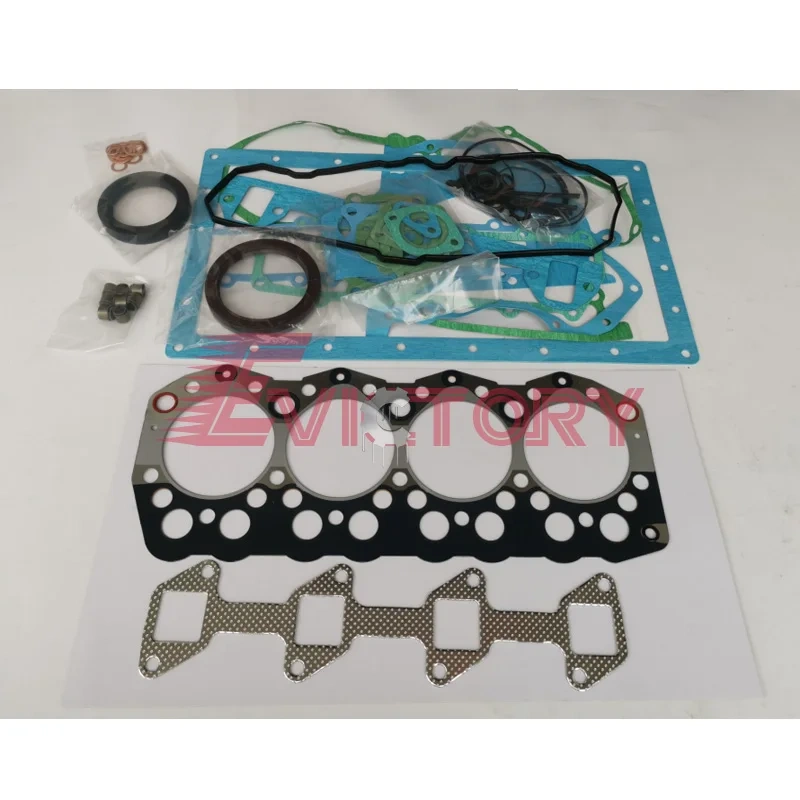 for mitsubishi S4S overhaul gasket kit + main conrod con rod bearing set