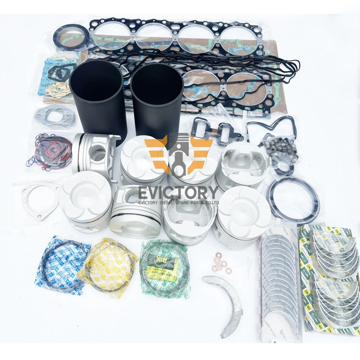 For UD truck RH8 Engine Overhaul Rebuild Kit Piston ring liner gasket bearing
