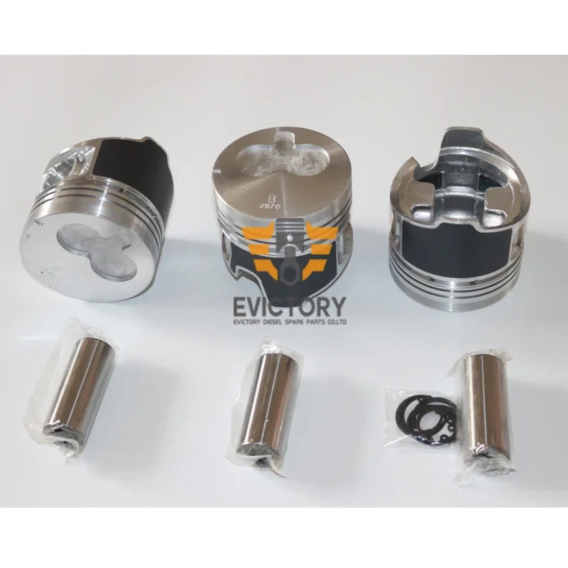 3LD1 piston & ring oversize +0.50 & full gasket kit For ISUZU excavator