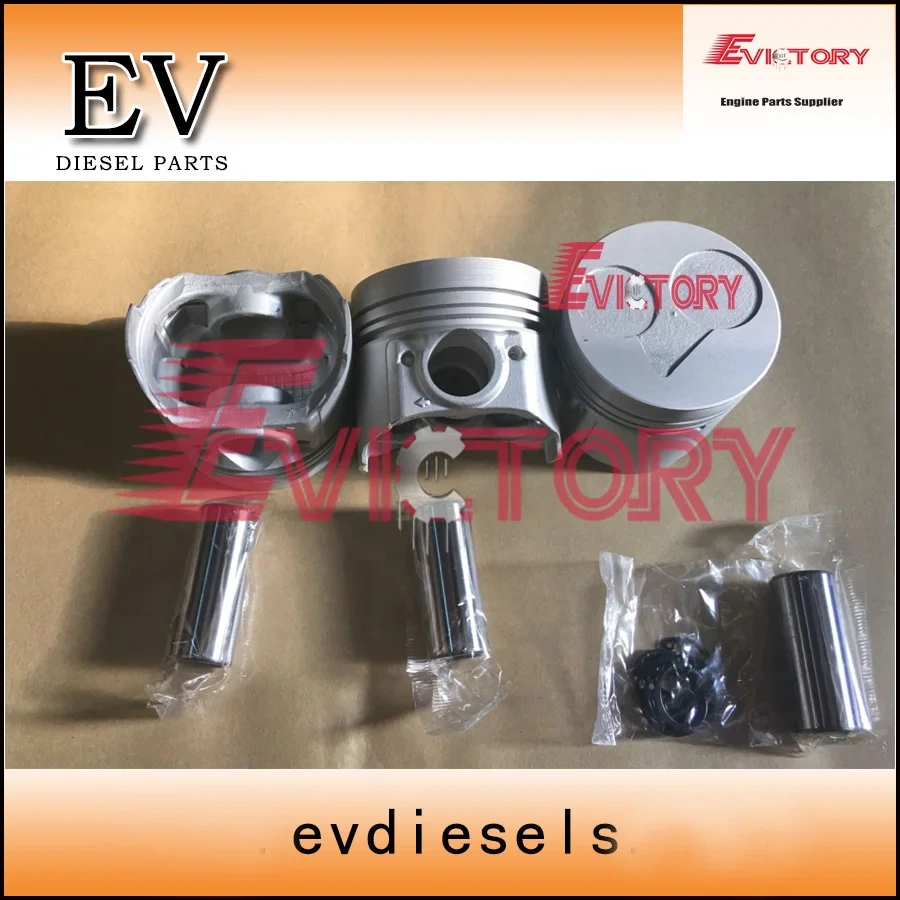 EV For Kubota mini excavator U-30 D722 piston+piston ring
