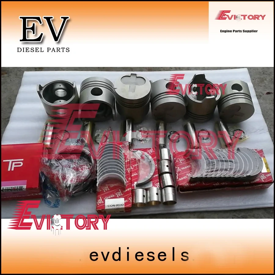 For Toyota 2H engine rebuild kit 2H Piston and piston ring set  full cylinder head gasket crankshaft&con rod bearing
