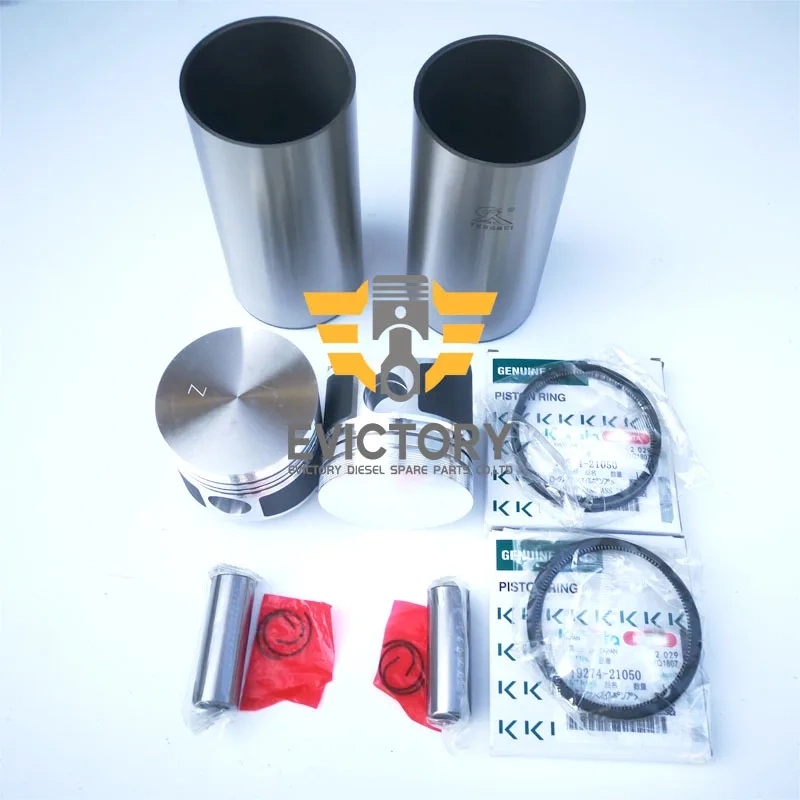 For KUBOTA B4200 ZB600 rebuild overhaul kit piston ring cylinder liner head gasket kit big small bearing