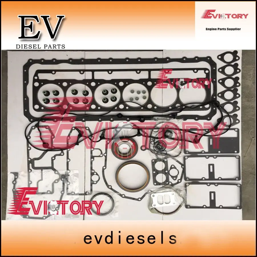 Electric injection C7.1 full cylinder head gasket kit for Caterpillar excavator