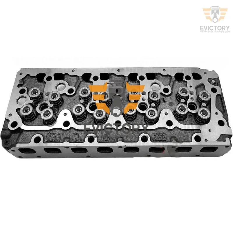 For kubota V3800 V3800T cylinder head assy + oversized 0.50 Piston +piston ring