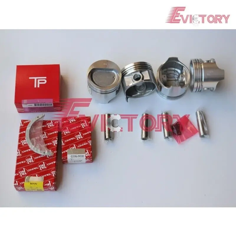 For TOYOTA forklift engine 4Y oversize rebuild kit +0.50mm + gasket + bearing