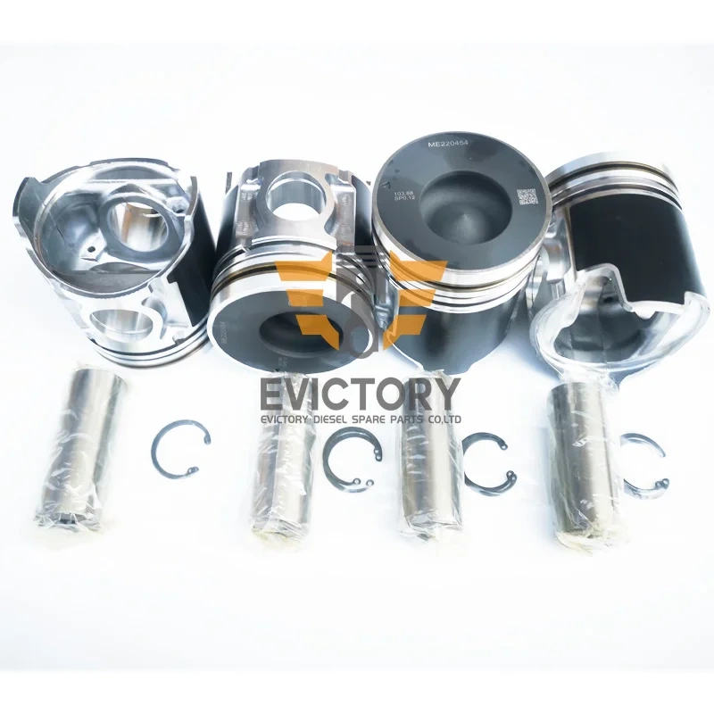 For MITSUBISHI 4D35T 4D35-T overhaul rebuild water pump gasket bearing piston liner