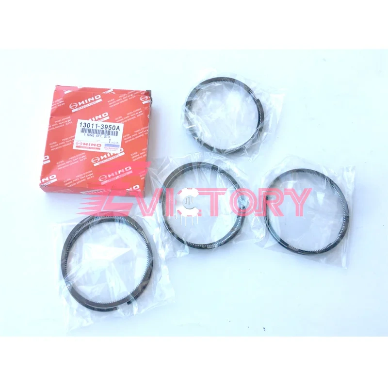 For Hino 300 Truck N04C N04CT piston + ring cylinder liner gasket kit