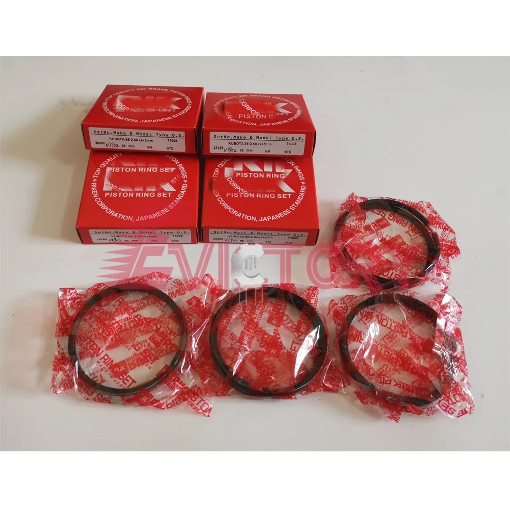 KUBOTA V1405 crankshaft connecting rod bearing + piston ring set