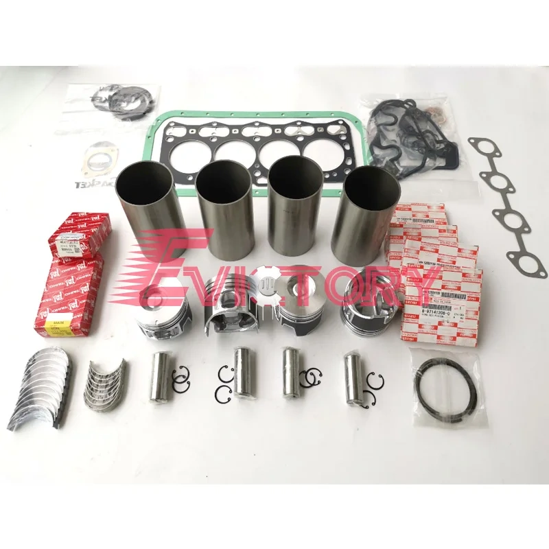 For Isuzu O/H 4LE2 4LE2X rebuild kit + connecting rod EX70-3 ZX75US-3 ZX40U