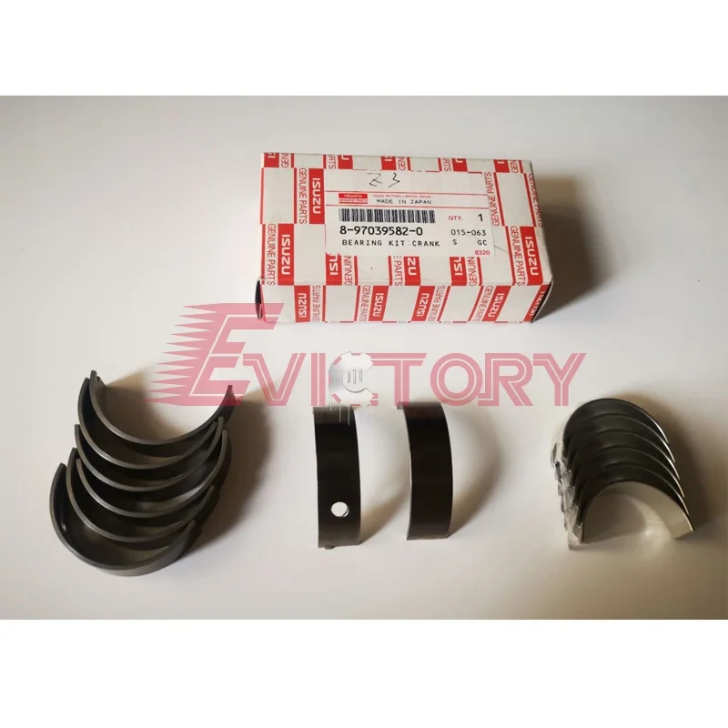 For ISUZU 3AD1 crankshaft connecting rod bearing + piston ring set