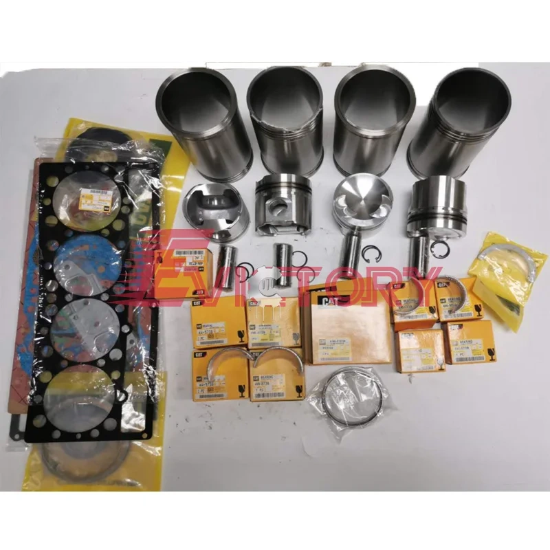 For CATERPILLAR 3304 overhaul kit piston liner bearing gasket set injector pipe