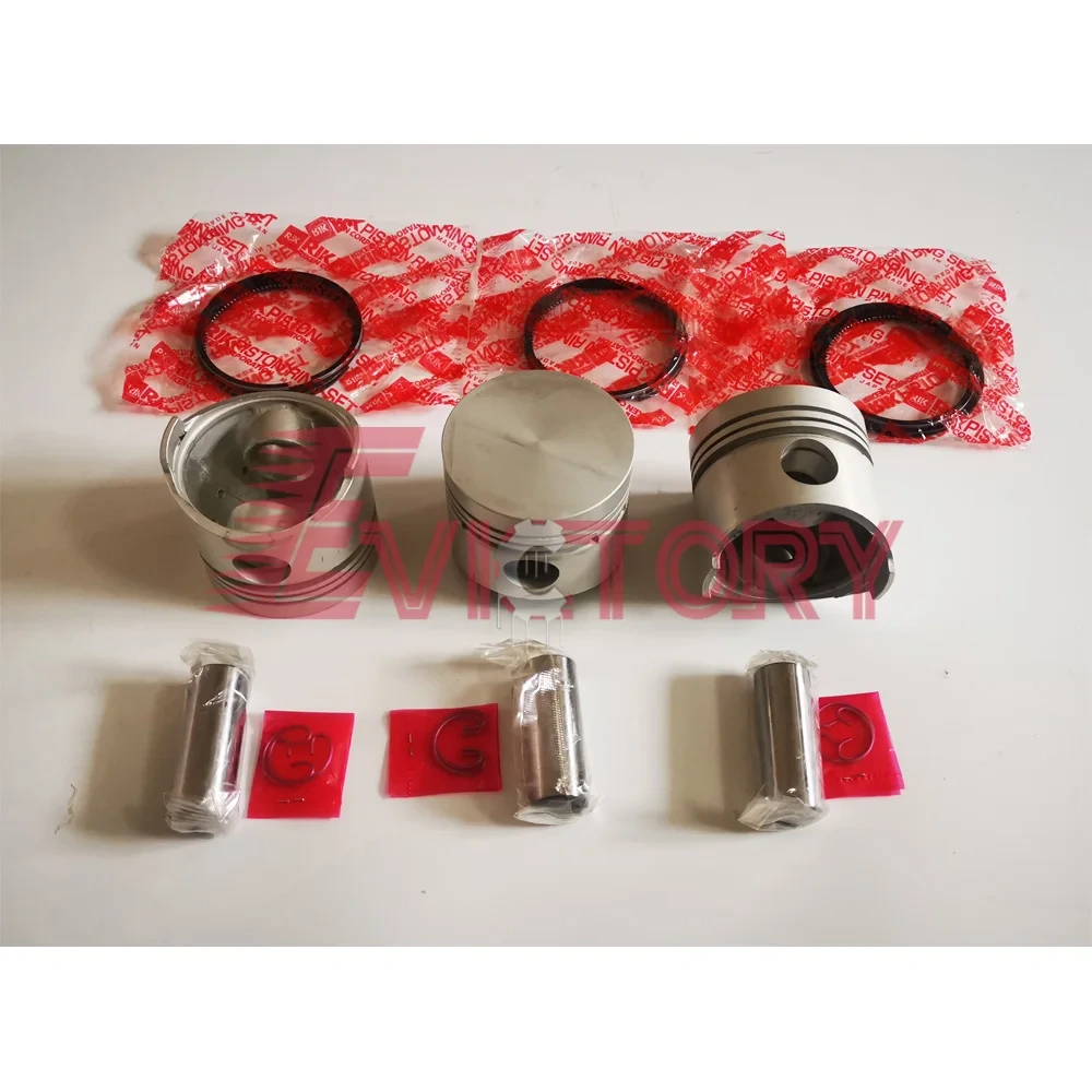 D650 Piston with Ring For Kubota engine parts Excavator Tractor piston set