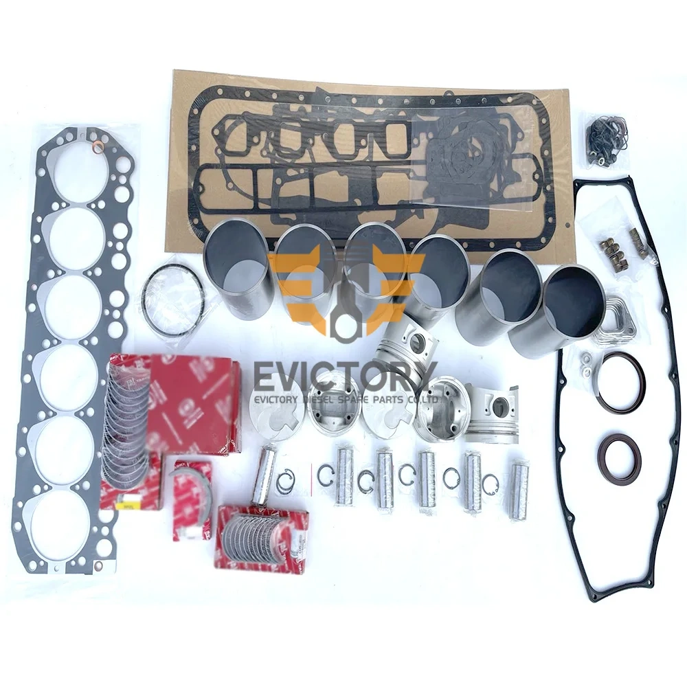 TD42 overhaul rebuild kit oil pump + piston liner sleeve overhaul gasket kit main conrod bearing