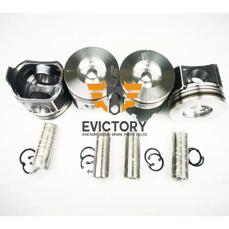For KUBOTA engines V2607 cylinder head assy piston ring cylinder head gasket kit
