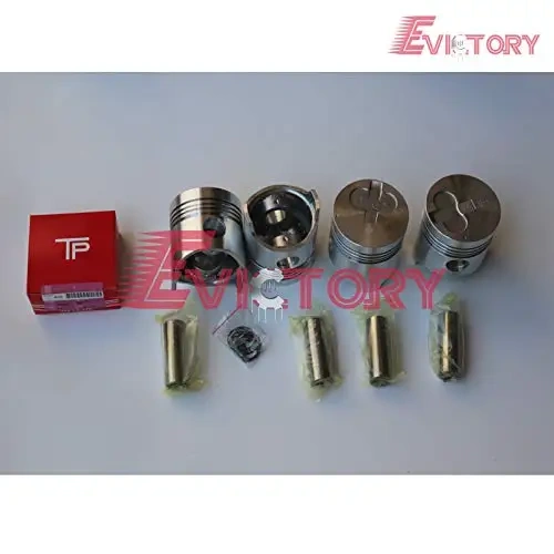 for Toyota Forklift 2J crankshaft Rebuild kit Piston + Piston Ring + Main conrod Bearing + Overhauling Gasket kit