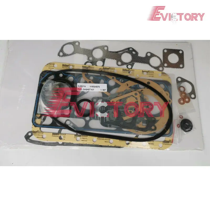 For KUBOTA V1205 engine repair overhaul kit piston + ring kit + gasket set