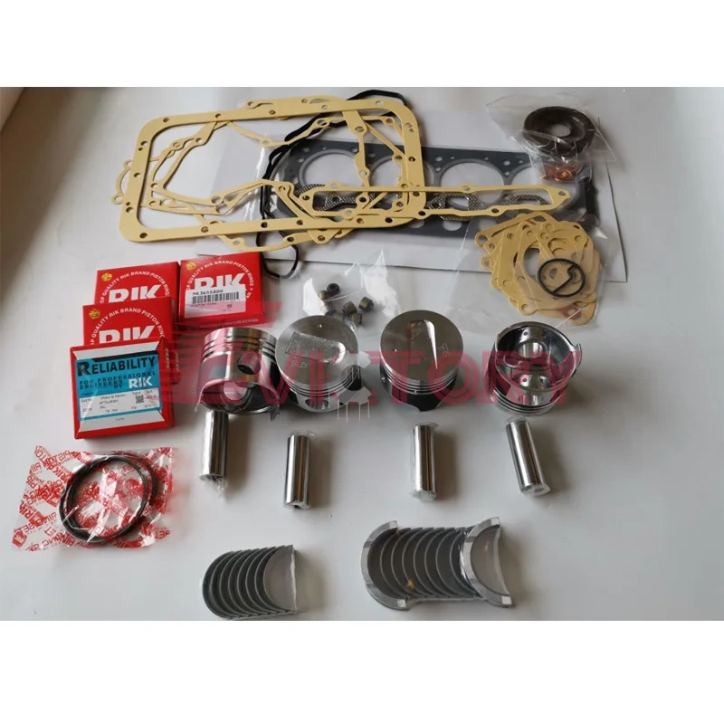 For Mitsubishi S4L2 S4L-2 crankshaft + con rod piston ring bearing