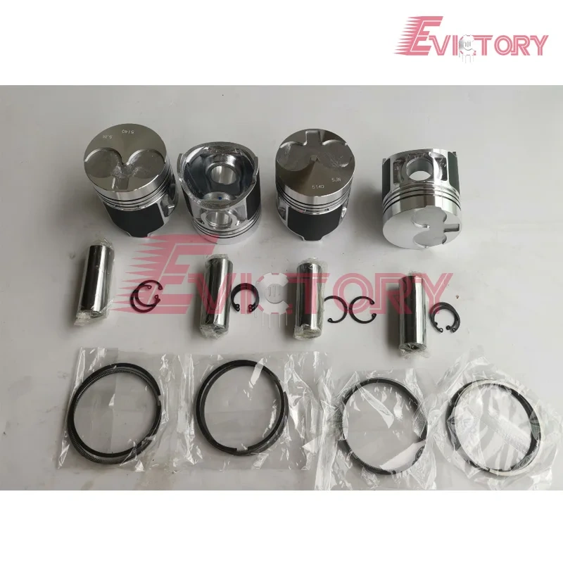 For SHIBAURA N844 N844T piston with piston ring set