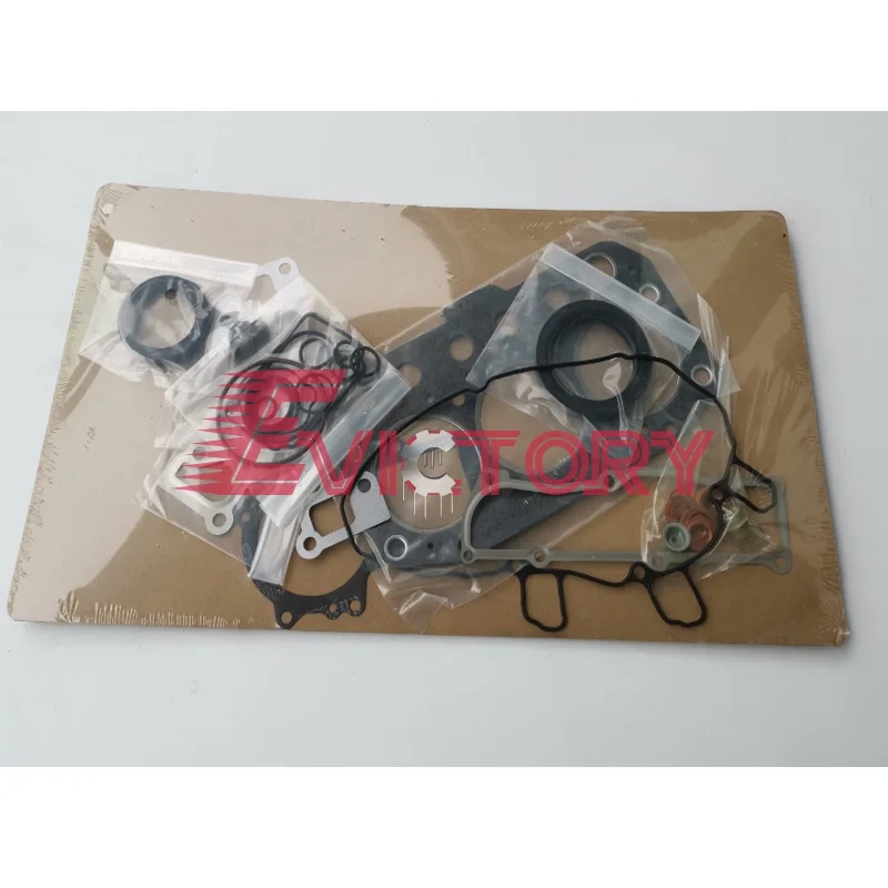For YANMAR 3TNV70 Turbo engine valve guide piston ring full gasket kit