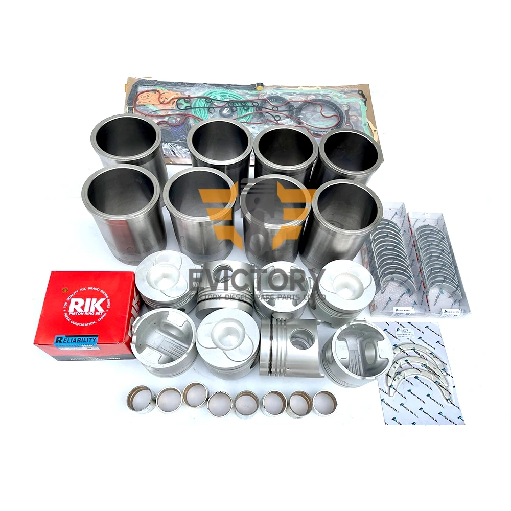 for Hino Truck F17D Engine Overhaul kit piston ring liner gasket bearing valve
