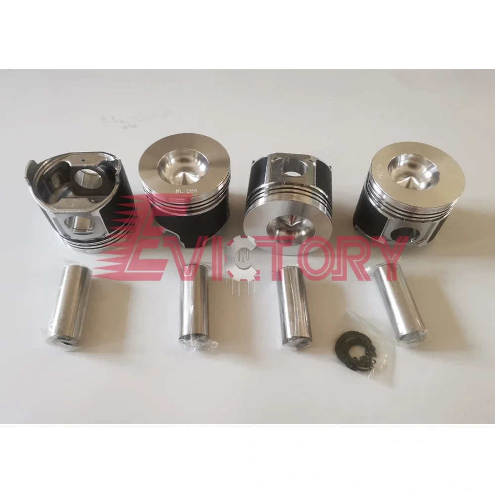 For YANMAR 4TNV86 4TN86 4TNE86 rebuild kit + valve water pump conrod