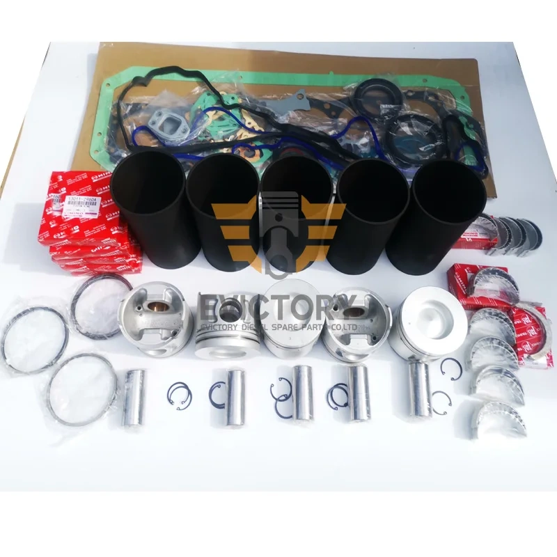 JO7CT J07C J07CT Overhaul Rebuild Kit piston ring cylinder head liner gasket bearing For Hino Engine