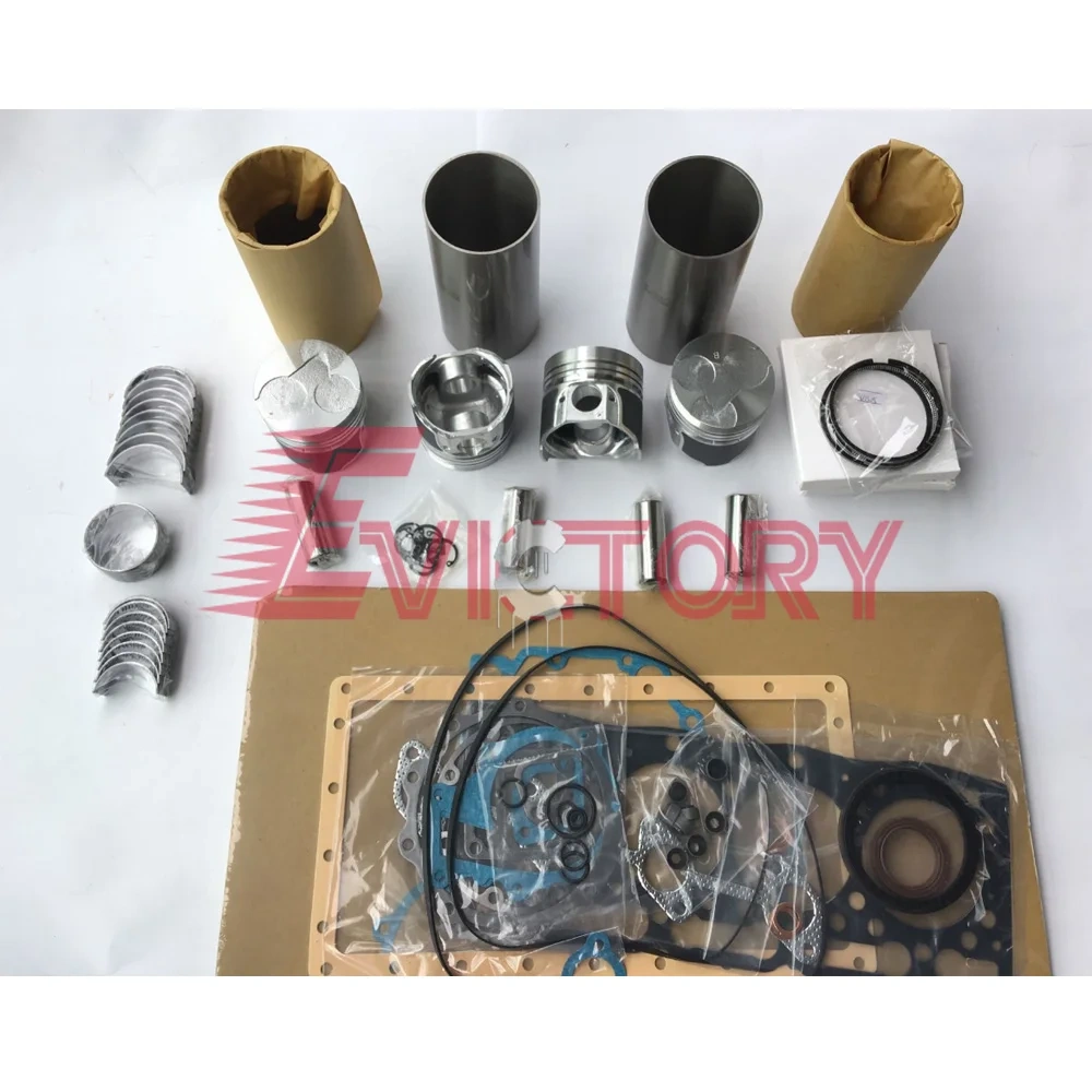 For kubota V1305 V1305-B rebuild overhaul kit gasket bearing piston valve