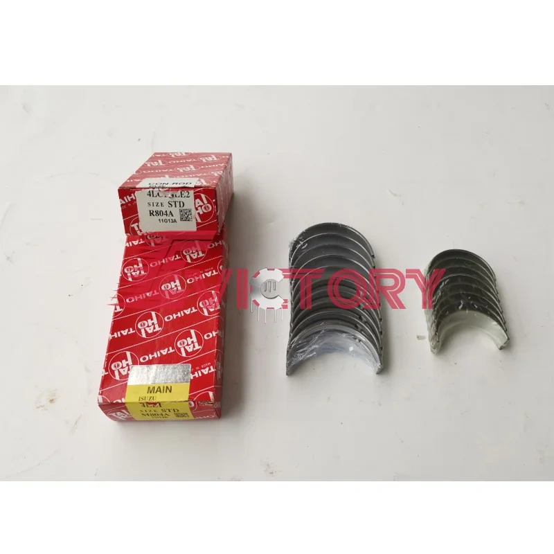 For ISUZU 4LE2 cylinder head assy + bearing gasket piston liner sleeve ring set overhaul rebuild kit