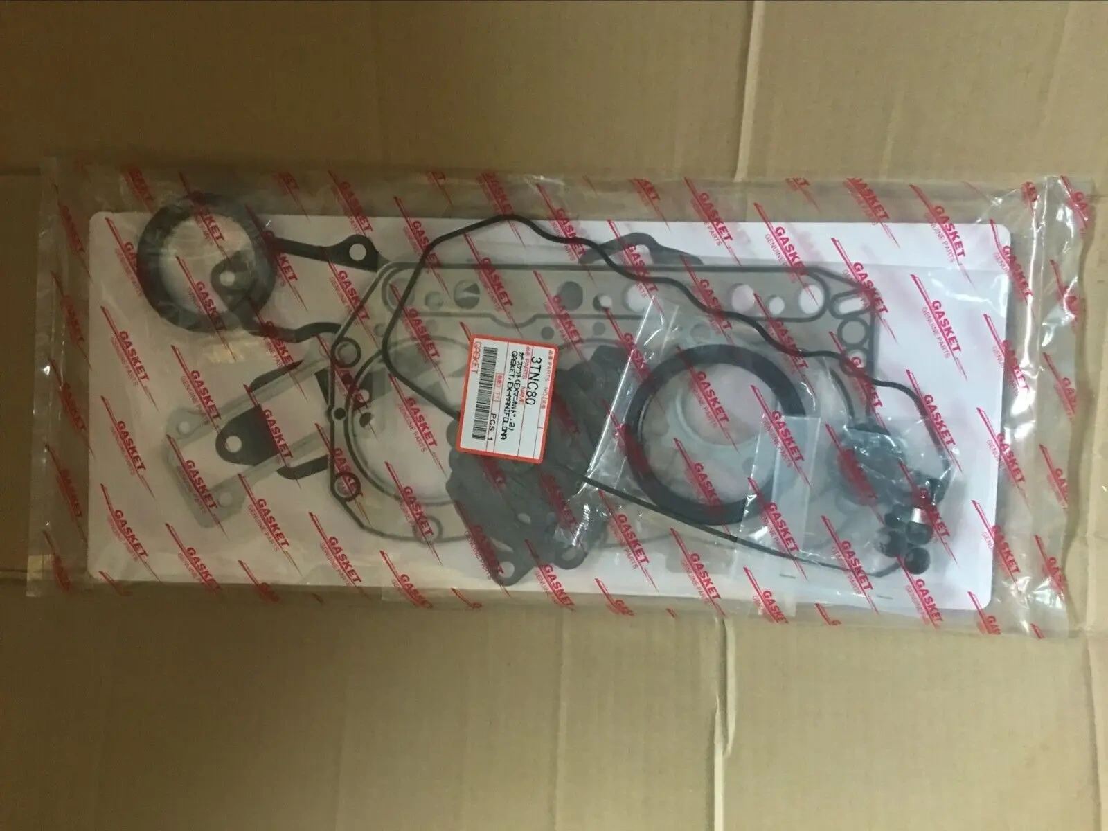 For YANMAR engine parts 3TNC80 piston ring + overhaul gasket kit + crankshaft main conrod bearing set