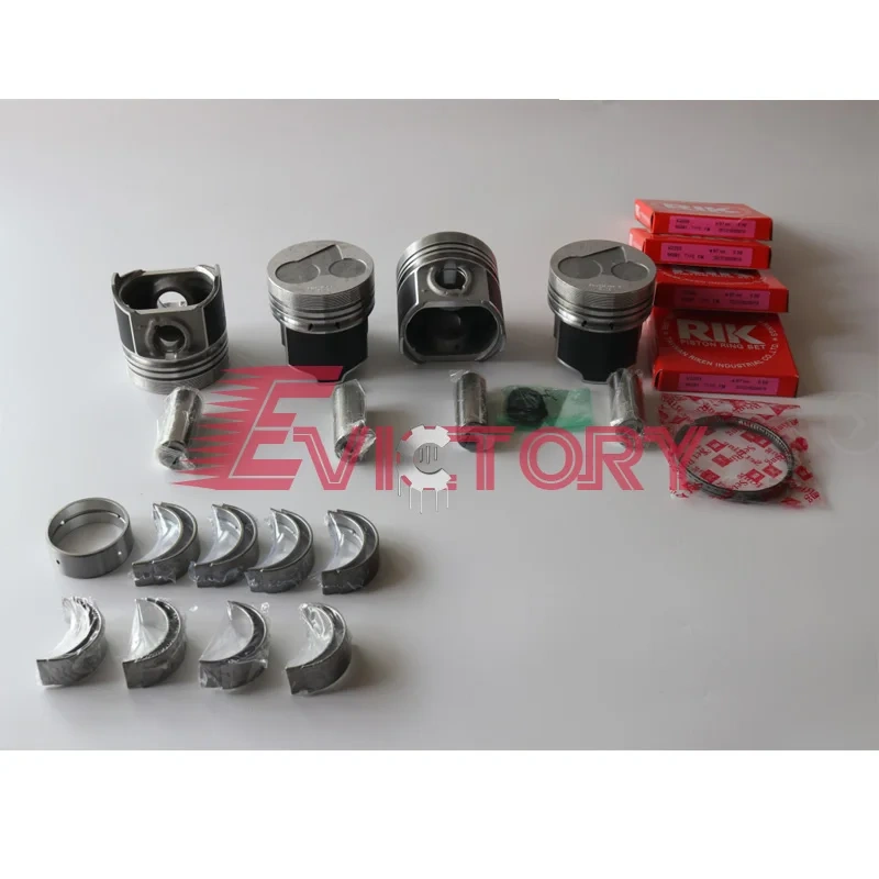 For KUBOTA V2203T V2203M V2203DI V2203 rebuild kit crankshaft+piston+ring +bearing