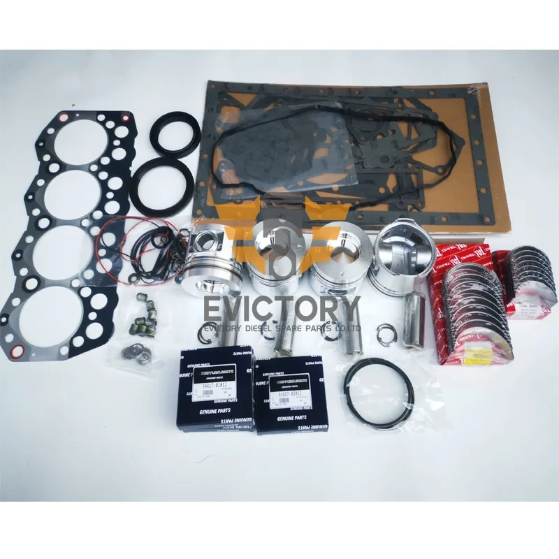 For Mitsubishi F18B F18C S4SD S4SDT rebuild kit piston ring gasket bearing