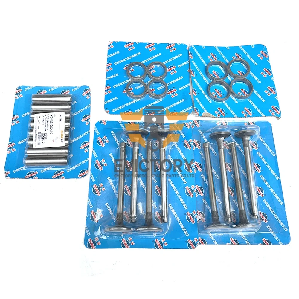 Quanchang QC480 overhaul rebuild kit Piston ring liner gasket bearing valve crankshaft con rod