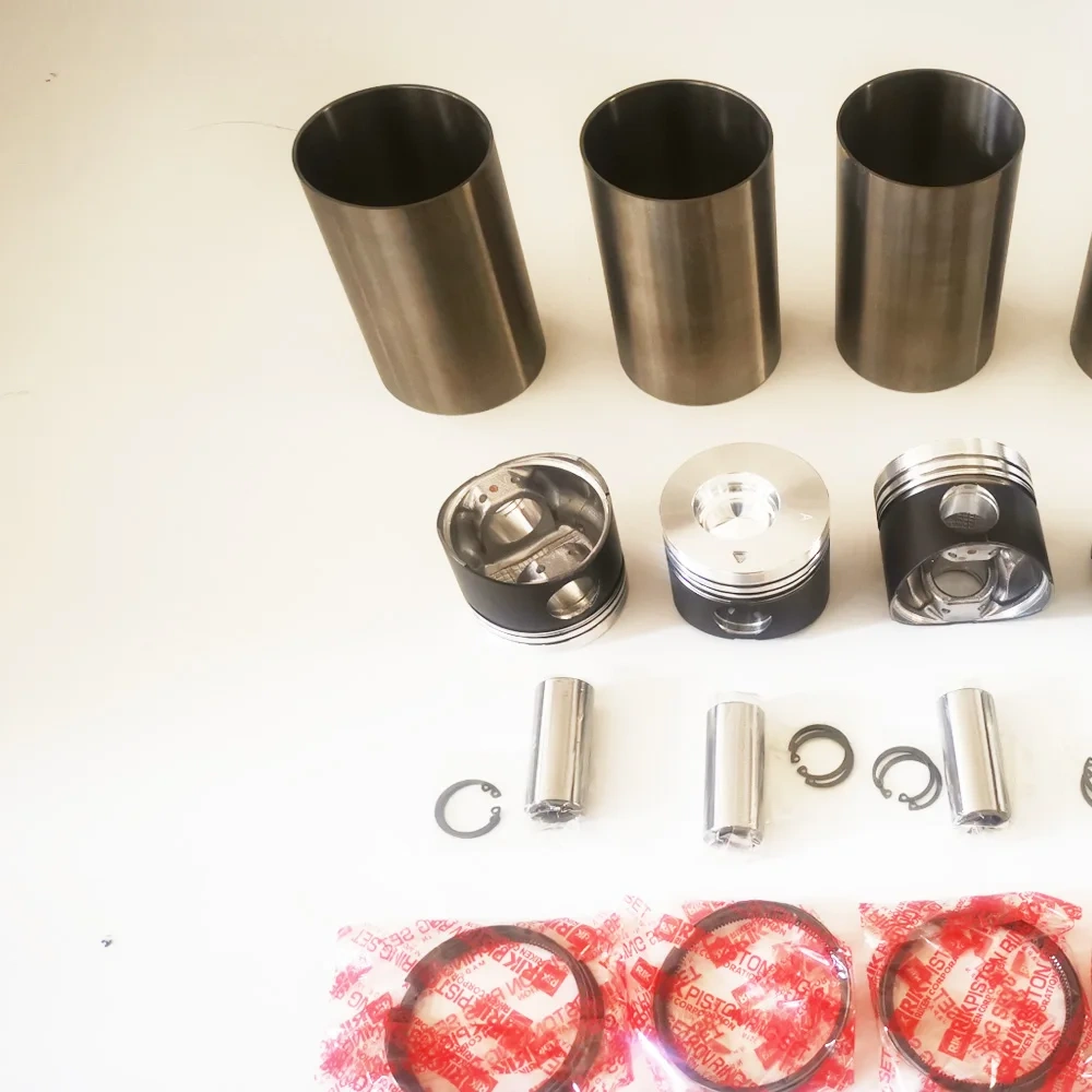 For Mitsubishi K3F engine piston+ piston ring + cylinder liner + full gasket kit