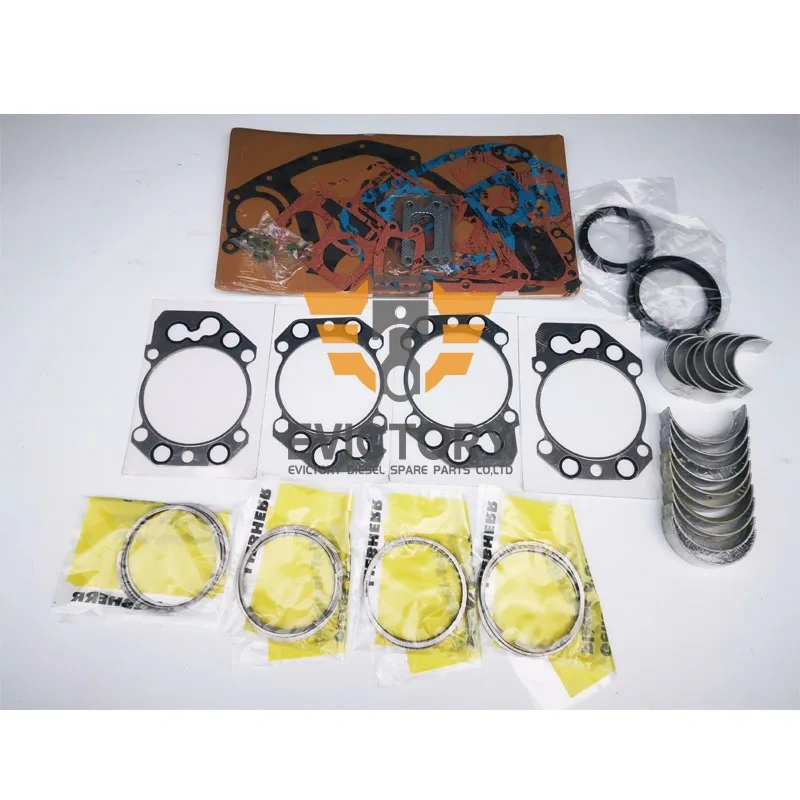For Liebherr D924 TI E D924TI D924T overhaul water pump piston ring valve liner gasket bearing