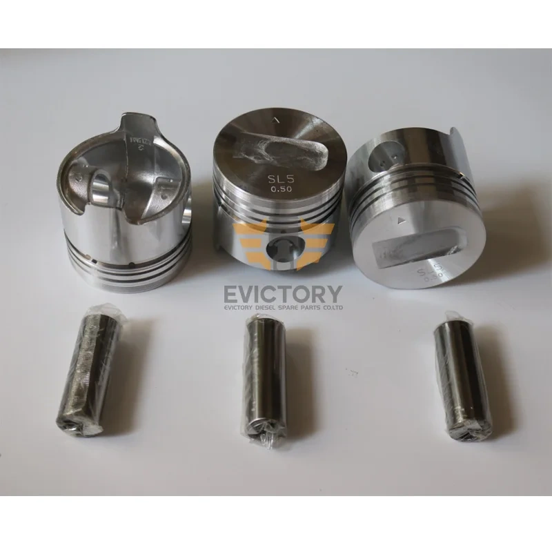 For Mitsubishi OS +0.50 S3L-2 S3L2 overhaul rebuild kit + wate pump + piston