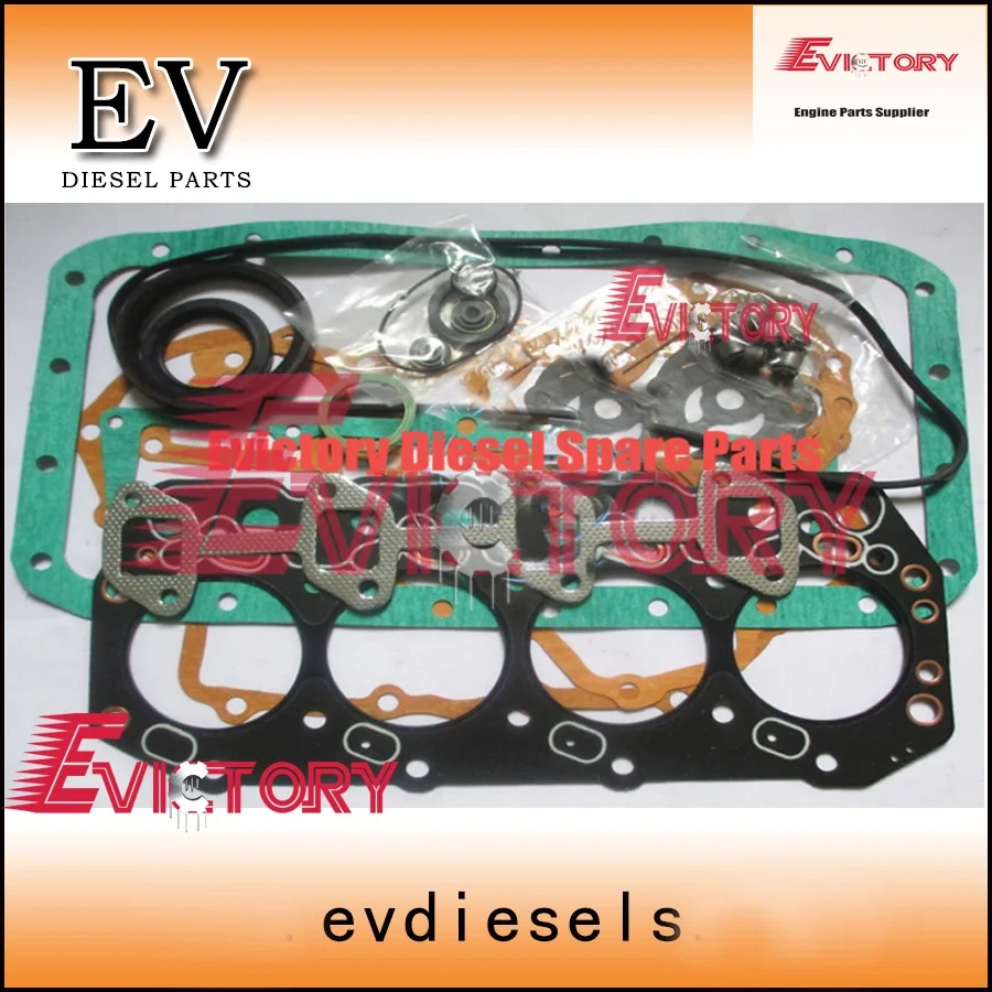 EV FOR TOYOTA 1Z 2Z piston ring + full complete gasket kit + main conrod bearing