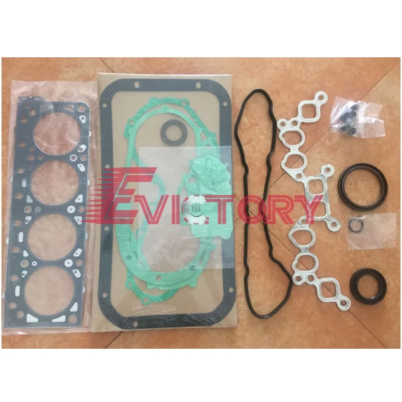 Forklift Parts K25 K12 crankshaft 4 pcs Connecting Rod + Bearing + Piston + Ring + Cylinder Liner + Gasket Set