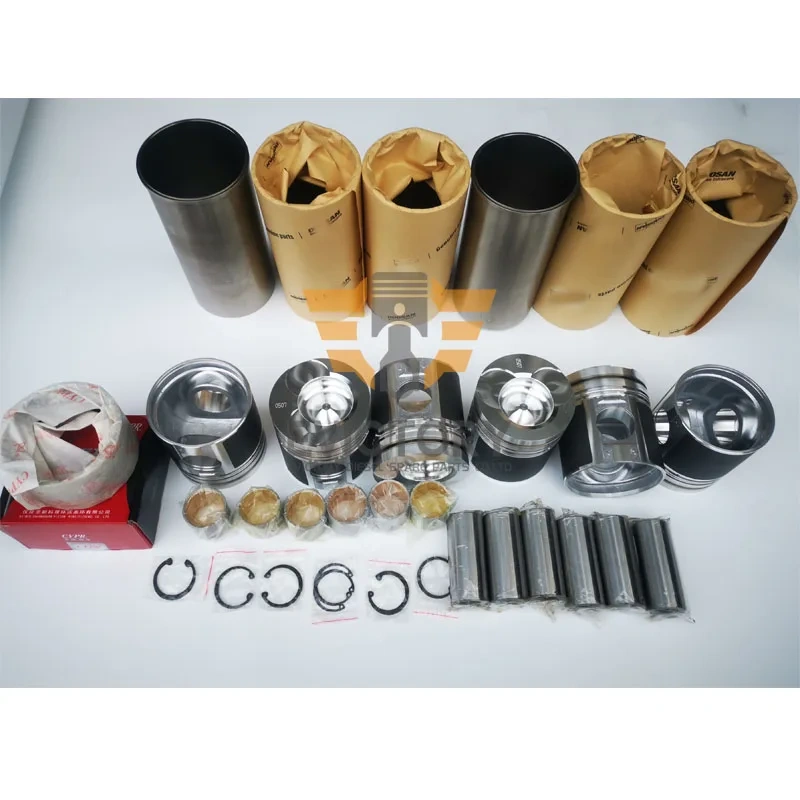 For Doosan D1146 Engine Overhaul Rebuild Kit piston ring liner gasket bearing
