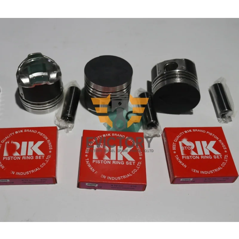 For KUBOTA spares D905 repair kit piston ring full gasket kit valve guide