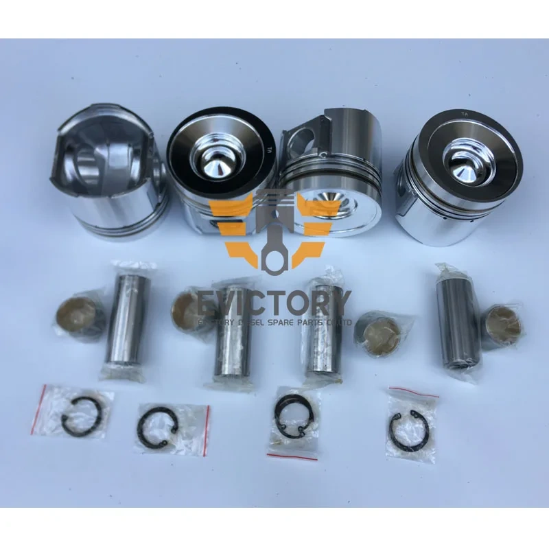 For CUMMINS 4B3.3 B3.3 B3.3T QSB3.3 water pump + rebuild kit piston ring bearing gasket liner set