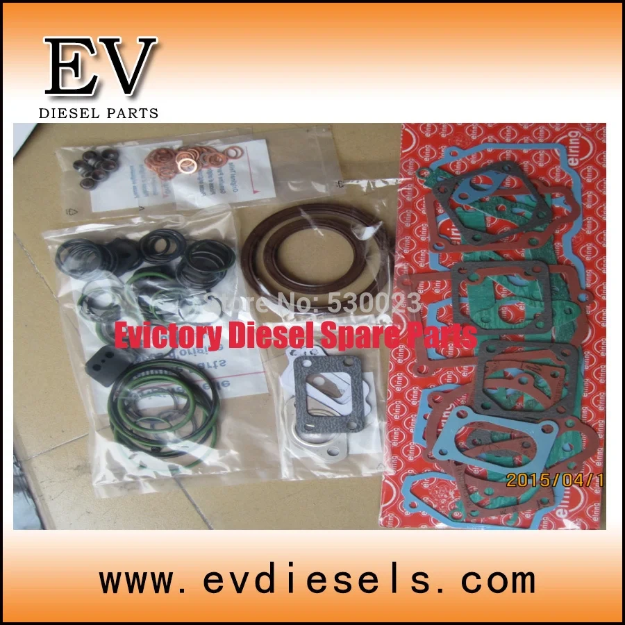 EV D4D full gasket kit for Volvo engine EC140B cylinder head gasket kit