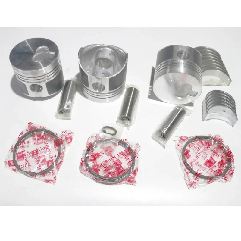 For MITSUBISHI engine K3M rebuild overhaul kit piston+ring+bearing+gaskets+valve+guide