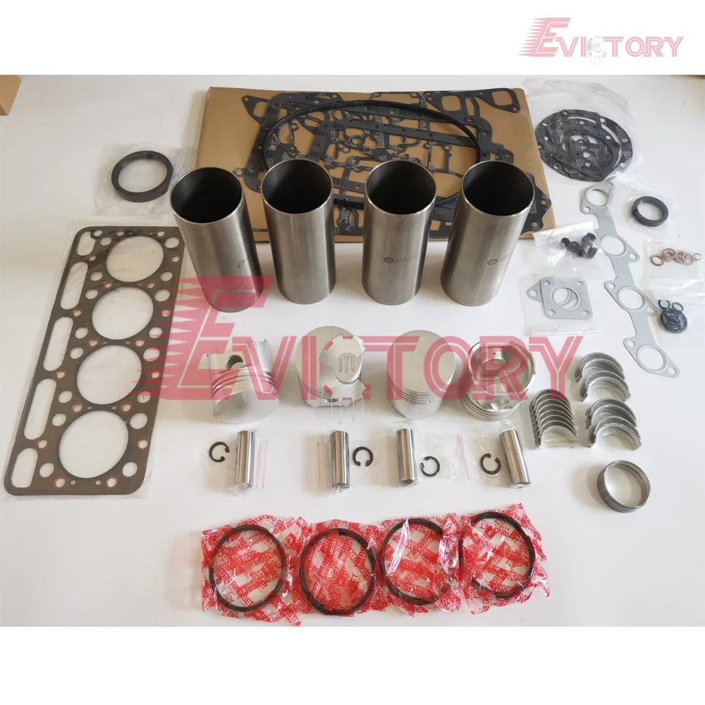 For TOYOTA 2C Overhaul Rebuild Kit Piston Liner cylindr head Gasket Bearing For Toyota Engine Truck