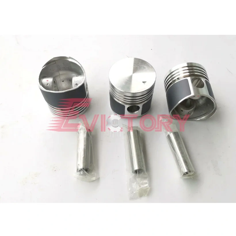 For Mitsubishi K3B ENGINE rebuild kit Piston + ring gasket bearing