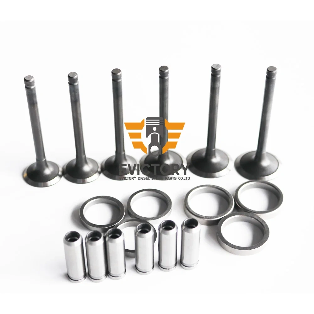 For YANMAR 3TNV70 overhaul rebuild kit valve guide seat piston ring cylinder liner gasket bearing set