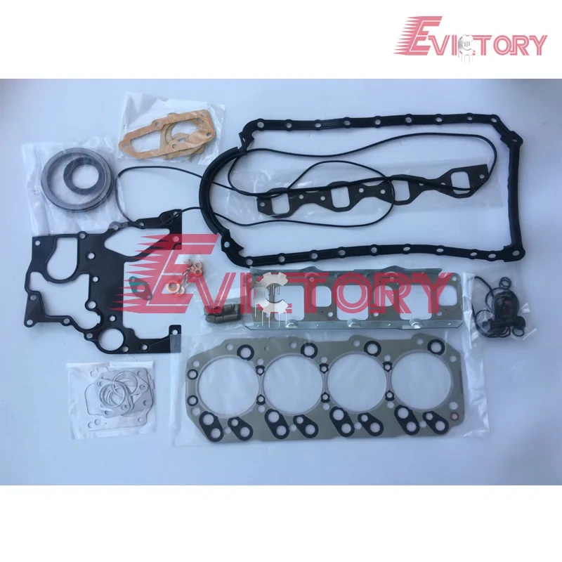 For ISUZU 4JB1-T 4JB1T rebuild kit gasket bearing piston ring pump valve rod