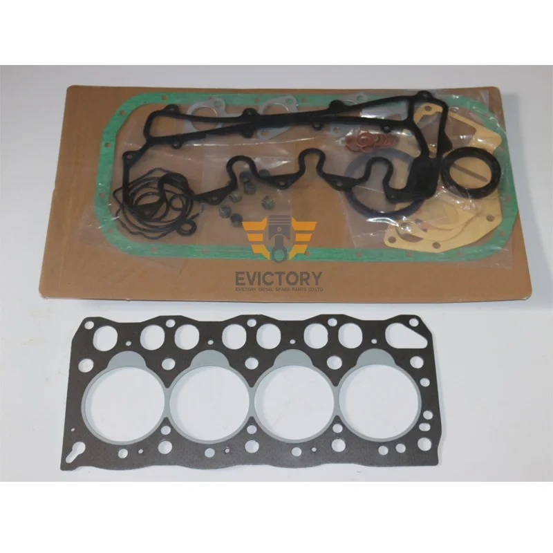 For ISUZU 4LC1 rebuild kit piston ring + complete gasket kit + engine main conrod bearing set