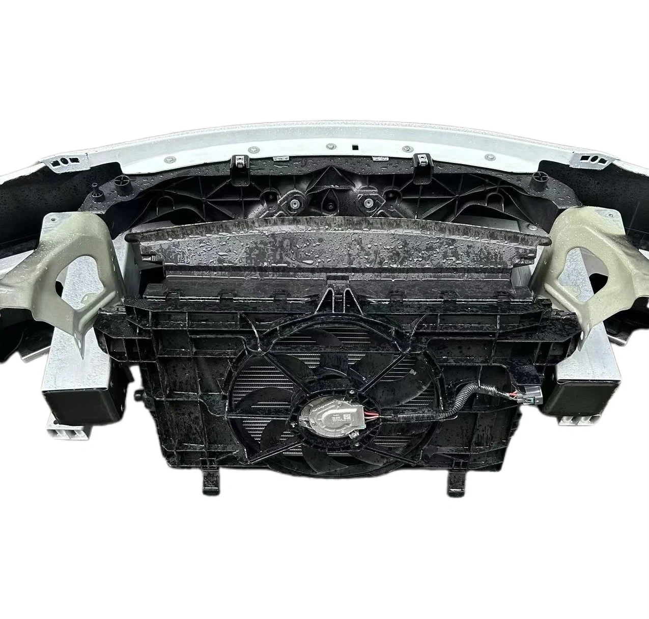 Used for Tesla Modely Front Bumper Assembly Cover Front Nozzle tank Frame Headlight Fog Lamp Used Parts